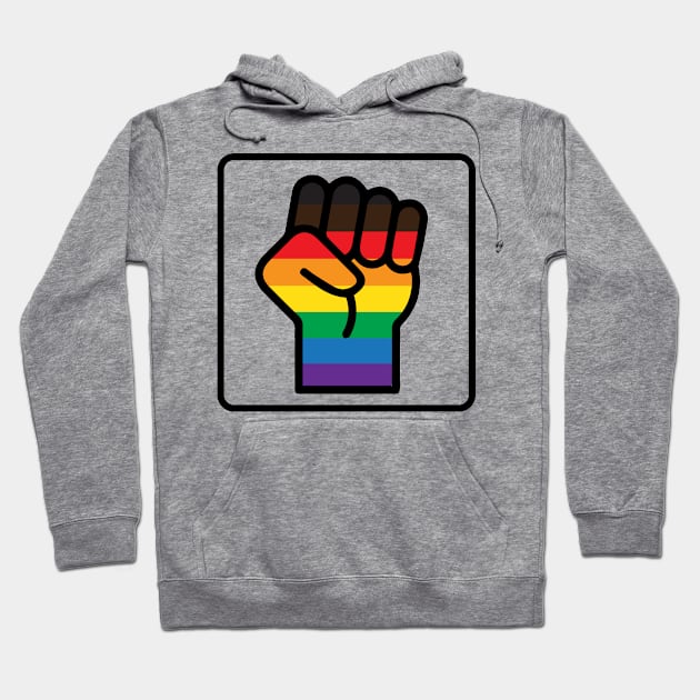 Black Pride Hoodie by DorothyGoesGlamping